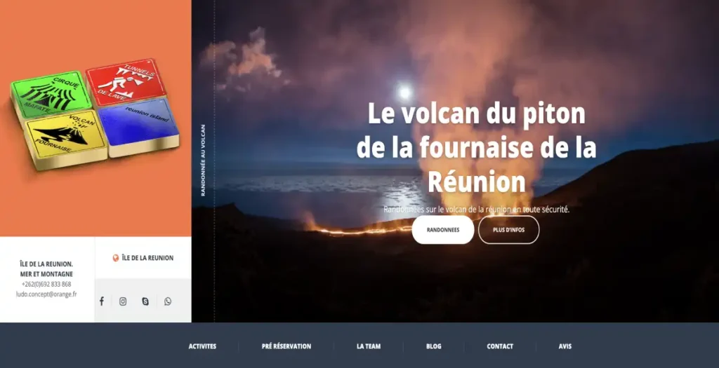 reunion mer et montagne