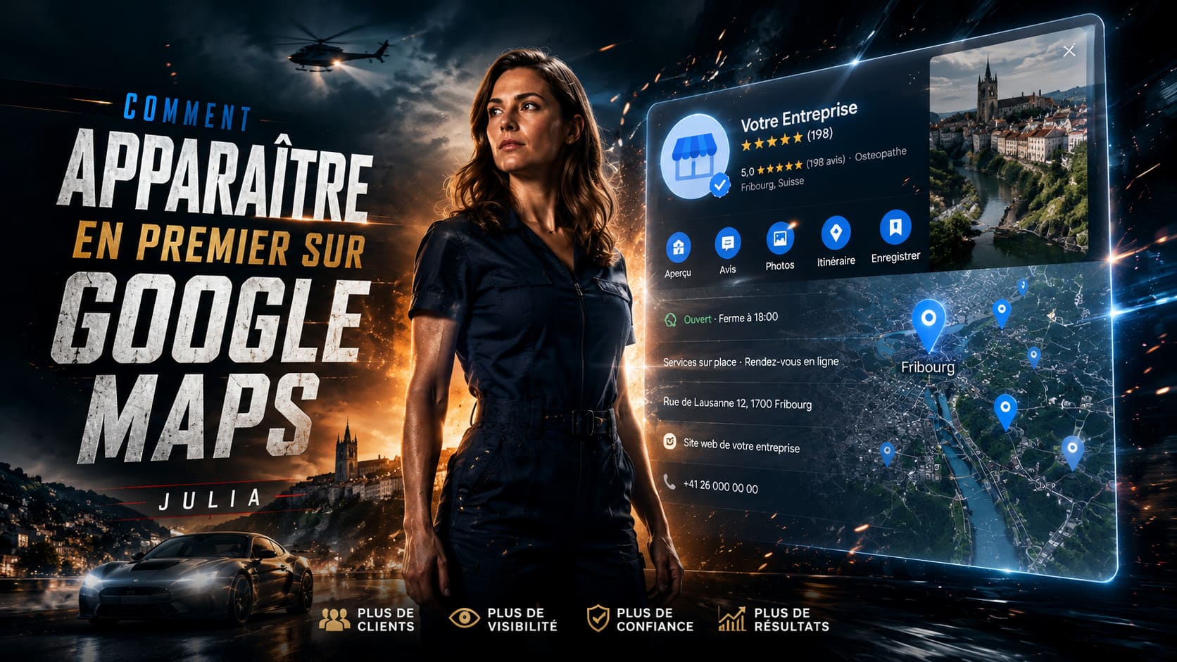 Comment apparaitre premier.google maps 1